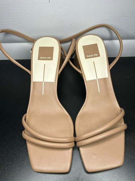 Dolce Vita Shoes - Dolce Vita Marcy Block Heel Sandal in Cafe Stella Size 9 NWT